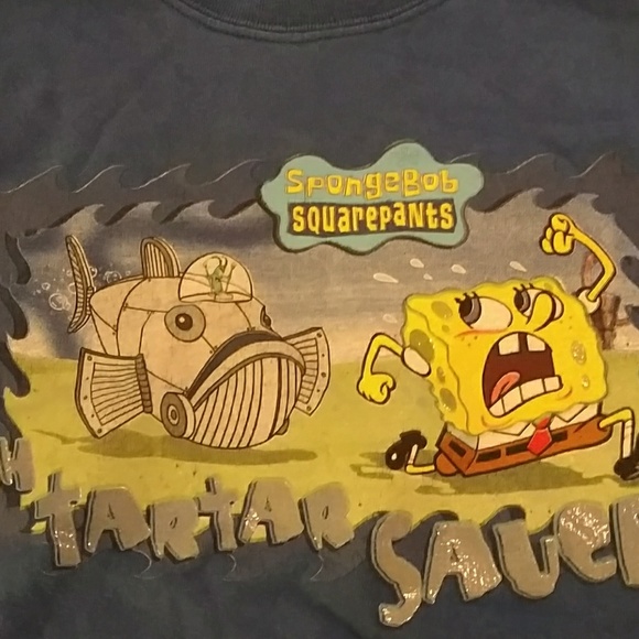Boys sz Sm SpongeBob T-shirt/ THIS PRICE BUNDLED O - Picture 2 of 6